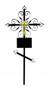 Крест металлический "Завитушка"