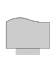 Надгробная плита экран 4.2 (прямая)