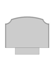 Надгробная плита экран 5.2 (прямая)