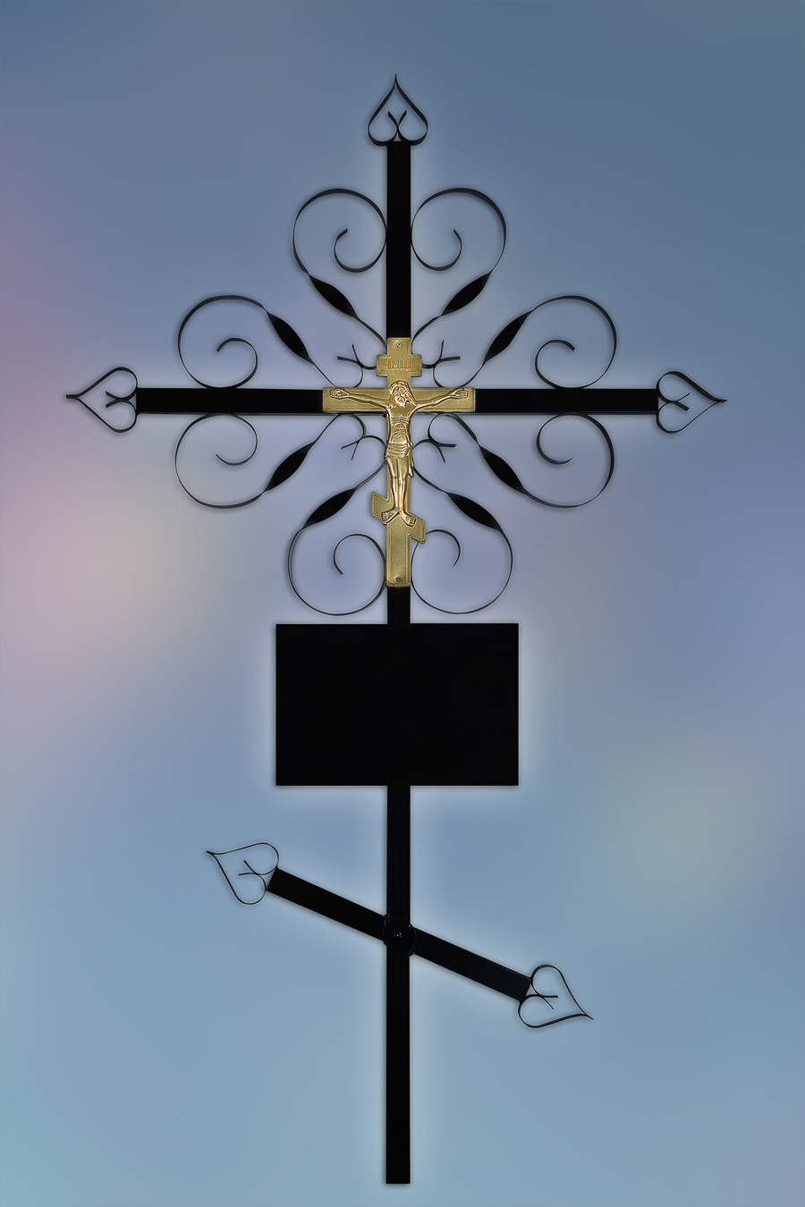 Крест "Завитушка"№2