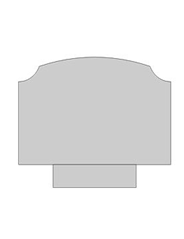 Надгробная плита экран 5.1 (без фаски)