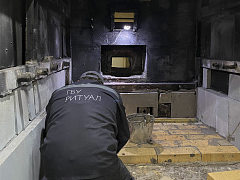 Как проходит капитальный ремонт печей в крематории?